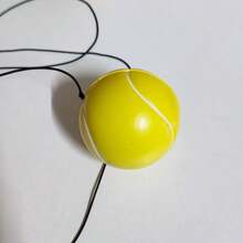 1 Peça Bola Saltitante de Borracha com Corda de Pulso para Treinamento de Coordenação Olho-Mão, Fortalecimento do Pulso, Exercícios e Fitness ao Ar Livre - Basquete/Beisebol/Tênis/Futebol - Bola de Alongamento - Bola de Iôiô - Brinquedos de Lazer e Alívio do Estresse