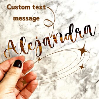 Gold Chrome Custom Name Decal | Name Sticker | Personalized Name Decal | Metallic Gold Name Decal | Mirror Gold Name Decal, Multiple Sizes Valentine's Day Gifts, Valentine's Day Gifts, Gifts For Her, Gifts For Him, Gifts For Mom, Gifts For Friends, Home Decor, Decoration, Personalized Gifts, Custom Gifts, Multi-Functional, High-Quality, Modern, Stylish, Custom, Ideal Gifts For Her, Dad, Mom, Family, Friends, Son, Daughter, Office, Tea Room, School, Home, Home Refresh, Customized Stickers, Warm Ambience,Winter Grace