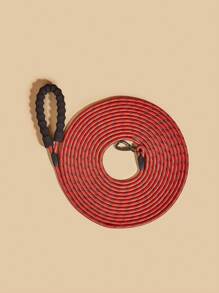 Extra Long Reflective Nylon Dog Lead With Safety Lock, Adjustable Length, Multiple Color Options, Heavy Duty