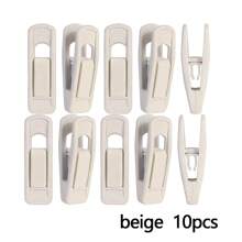 10pcs Gray/Black Velvet Hangers Clips Pack Of 10, Pants Hangers Velvet Clips, Large Opening Clip Strong Finger Flocked Clips Perfect For Use With Slim-Line Clothes Velvet Hangers