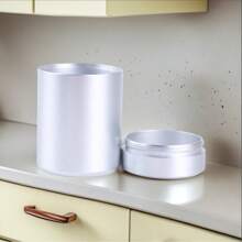 Mini Metal Box, Stainless Steel Tea Can, Small Travel Portable Container, Sugar Coffee Can, Organizer, Protein Container, Vase