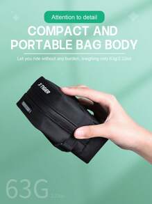 X-TIGER Bolsa para sillín de bicicleta, bolsa de sillín de bicicleta con liberación rápida debajo del asiento, bolsa de cuña de 0.7L para bicicletas de montaña y carretera - Multicolor - Ver 3