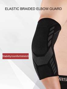 1 Stück Sportellbogenbandage, atmungsaktive schweißableitende Ellbogenstütze für Badminton, Tennis und Outdoor-Aktivitäten