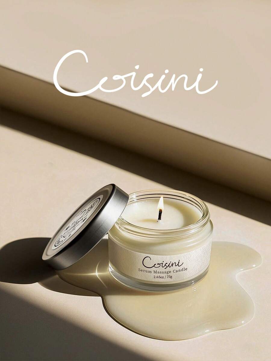 Coisini 保湿精油身体按摩蜡烛 天然香薰蜡烛 2.64 盎司/75 克 礼物 生日 毕业典礼 婚礼 - 2.64oz*1pc - 查看 1