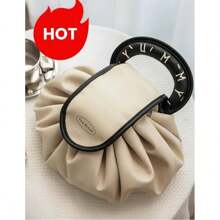 Large Makeup Pouch Pink Custom Cosmetic Bag Women Travel Skincare Toiletry Case Leather Beauty Makeup Bag, First Aid Kit Insulated Bag Multifunctional Storage Bag Multi-Layer Beauty Bag Drawstring Storage Bag, Straw Bag, Beach Bag, Shopping Bag, Cosmetic Bag, Girl Backpack, Shopping Bag, Travel Bag, Outdoor Bag, Wash Bag,