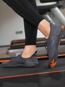 Women's Water Shoes, Couples Aqua Socks, Five Fingers Beach Shoes, Indoor Training Shoes - Dark Grey - View 5