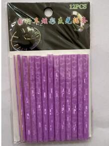 12 Stücke/Tasche Speichen Reflektive Aufkleber Rohrstreifen, Warnlicht zum Selbermachen 7,5cm MTB Fahrrad Reflektor Reflektierendes Sicherheits-Kit