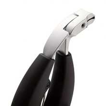 Toenail Clippers For Thick Nails For Seniors, Heavy Duty Angled Head Nail Clippers With Catcher, Wide Jaw Opening Anti-Splash Curved Nail Clippers Sharp Nail Cutter For Men And Women (A_Black)