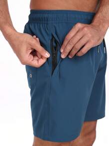 شورت رجالي كاجوال للصيف جديد، بجيوب سوستة، قصير للشاطئ، مقاسات كبيرة، بطانة حريرية مزدوجة، جودة هاواي