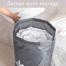 X-Large Quilt Storage Bag, Oxford Fabric Drawstring Closure Packing Bag, For Clothes, Bedding, Moving Housecloset Organization And Storage Clothes Storagebinsbedroom Storage - Multicolor - View 8