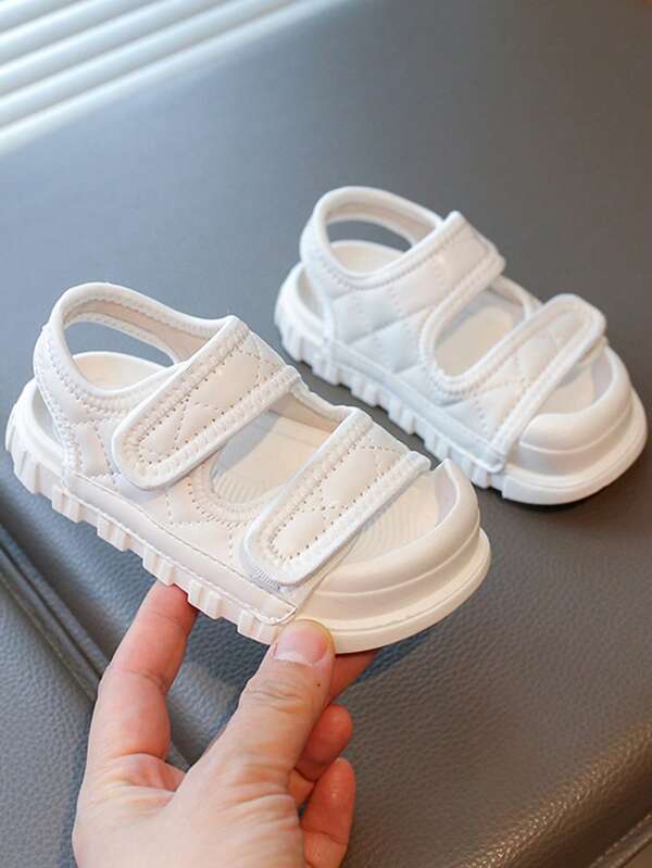 1 Pair Kids Fashion Sports Sandals, Boys & Girls Indoor/Outdoor Casual Shoes, Beach Shoes, School Style, Lightweight Non-Slip Breathable Sports Sandals, Toe-Covered Design, Shock-Absorbing