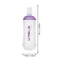 WRELS 1pc Lightweight Foldable Sports Water Bottle With Hanging Ring, Outdoor Cycling Running Hiking Fitness Sports Bottle