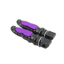 PowerMotor 2件装摩托车脚踏板摩托车折叠脚踏板铝合金踏板通用改装后脚踏板套装 - 均碼 - 查看 10