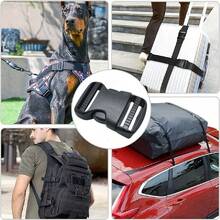 2 Pcs/Pack 20mm-50mm Plastic Dual Adjustable Side Release Buckles Molle Tatical Backpack Belt Bag Parts Strap Webbing - Multicolor - View 7