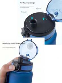 Ombre Sports Water Bottle, Portable Leak-Proof Flip Cap Drink Cup, Suitable For Workout, Fitness, Travel