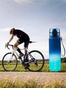 Ombre Sports Water Bottle, Portable Leak-Proof Flip Cap Drink Cup, Suitable For Workout, Fitness, Travel