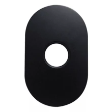 Mezcladora Monomando Ovalado Para Regadera Negro Mate