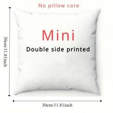 定制宠物毛绒枕套 - 双面设计，适合圣诞节、周年纪念日和生日礼物 - 拉链闭合，仅可手洗，定制宠物枕头 - 彩色 - 查看 10