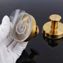 1/4 Stücke Badezimmer Saugnapf Haken aus Edelstahl, Bademantel- und Handtuchhalter, Wandmontage ohne Bohren, wiederverwendbar mit starker Haftung