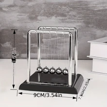 Newton's Cradle Perpetual Motion Magnetic Levitation Desktop Decor, Crafts For Home, Office, Study - Multicolor - View 2
