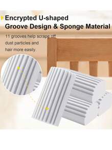 Reusable Cleaning Duster With Sponge - Wet Cleaning Tool For Dusting Blinds, Glass, Baseboards, Vents, Mirrors, Window Tracks