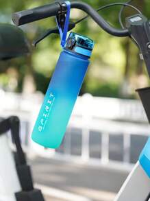 Ombre Sports Water Bottle, Portable Leak-Proof Flip Cap Drink Cup, Suitable For Workout, Fitness, Travel