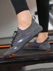 Women's Water Shoes, Couples Aqua Socks, Five Fingers Beach Shoes, Indoor Training Shoes - Dark Grey - View 2