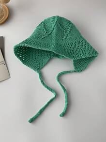 1pc Lightweight Solid Color Natural Grass Sun Hat, Drawstring, Beach, Summer, Breathable, Versatile, Sunshade, Anti-UV Design For Women,Vacation - Multicolor - View 10