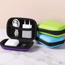 Mini Lipstick Cosmetics Storage Bag, Electronic Storage Bag, Cable Storage Bag, Travel Line Storage Bag, Tote Bag, Charger Portable Bag, Hard Disk, Headphones, USB, SD Card (Multi-Color Optional) Suitable For Daily, Travel, Office. Holiday Gift Travel Essentials Holiday Essentials