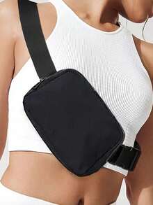 1pc/2pcs Solid Color Multi Functional Cross Body Chest Bag, Fanny Pack Pouch,Everywhere Belt Bag With Adjustable Strap, Small Waist Pouch Bag,For Workout Running Travelling Hiking - Multicolor - View 17