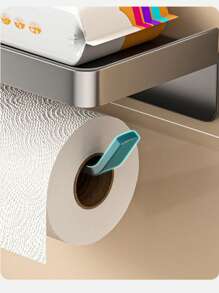 1 件装壁挂式纸巾收纳架，无需钻孔