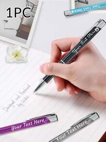 120/60/30pcs Personalized Pens, Custom Business Engraver Pens Ballpoint, Personalized Pens With Name, Customized Stylus Pens For Touch Screens, Retractable Writing Ball Pen, Office School Gifts For Women/Men Black Red Green Blue Seal