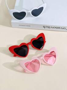 3 件装心形组合时尚儿童时尚眼镜 - 彩色 - 查看 11