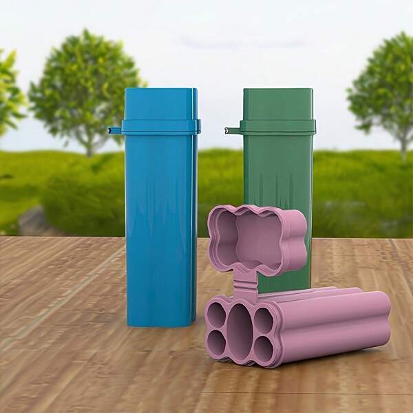 1pc 5-Compartment Portable Organizer Box, For Lighters And Pre-Rolled Cigarette Cones Or Cigarette Protector, Suitable As A Gift For Boyfriends, Girlfriends, Or Parties