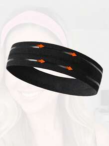 4pcs 3pcs Simple Yoga Headband Pack Casual Gym Daily Use Sweat Absorbent Running Headband Fitness Elastic Fabric Sweatband Headband Hair Band Sweat-Absortion - Multicolor - View 10