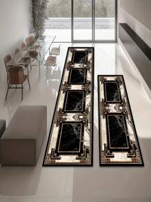 1 件复古高端地毯，客厅卧室沙发茶几垫，家庭卧室毛绒印花地毯，楼梯走廊，走廊地毯，毛绒亲肤材料，客厅地毯，长地毯，装饰地毯，地毯，卧室装饰，家居装饰，房间装饰，户外垫，花园垫，毛绒地毯，秋冬地毯，厚/毛绒 - 彩色 - 查看 3