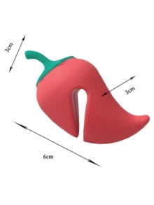 1 件装硅胶锅盖升降器、耐热锅盖垫、防溢锅盖支架、可爱炒锅盖支架 - 彩色 - 查看 5