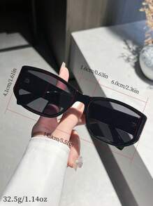 1 Pair Unisex Classic Fashion Sunglasses Suitable For Sports, Travel, Beach, Driving, UV Protection, Outdoor Outfit, Holiday, Street Style, Fishing, Hiking, Golfing, Party, Sun Protection