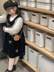 Mini Cute Round Coin Pouch Purse, Fashionable Versatile Crossbody Key Holder Accessories Bag - A - View 10