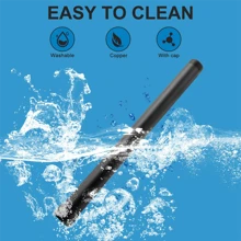 Black Shower Extend Pipe 30cm Length Mixer Brass Pipes Bath - Black - View 8