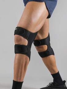 VBOSI 1 Pair Adjustable Knee Brace With Spring Booster Men Women Rebound Stabilizer For Sports Training & Squat Support Gym Accessories Knee Support