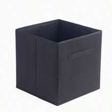 1pc Foldable Open-Top Storage Box, Household Organizer Bin For Miscellaneous, Toys, Clothes Wardrobe