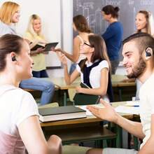 144 Languages Real-Time Translation Headphones, AI Voice Call Noise Reduction Headphones, With Touch, USB Type-C Charging, Non-Waterproof Plastic Closed Headphones, Suitable For Sports, Travel, Study, Birthday Gifts