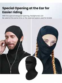 3 pièces Cagoule couvre-visage, masque de ski pour hommes femmes football, capuche légère pour soleil protecteur UV vélo