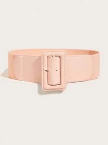 Cinto de malha feminino, decoração elástica na cintura, adequado para vestidos, casacos, verão versátil, outono escolar, outono, Halloween - cinto casual - Ver 5