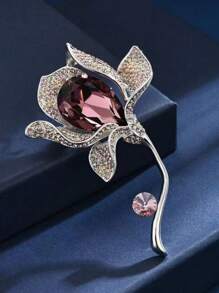 1 件奢华麦穗胸针，优雅时尚翻领别针装饰配件，适合西装外套，专业而时尚 - 彩色 - 查看 4