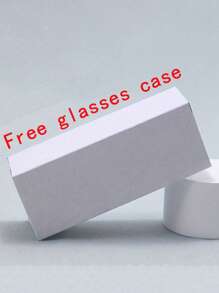 3 Pairs Of Children's All-Match Fashion Decorative Glasses, Retro Square Frame Fashionable Classic High-End All-Match Boys And Girls Street Shooting Decorative Glasses, Outdoor Beach Fashion Glasses (With Glasses Case) - Multicolor - View 11