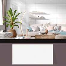 10pcs Self-Adhesive PVC Wall Stickers - Faux Marble Design, Removable, Easy Installation, Suitable For Kitchen, Bathroom, Living Room, Backdrop, Home, Office, Waterproof Wallpaper Wall Decals