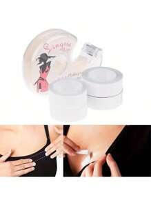 1pc/Roll Transparent Double-Sided Invisible Body Adhesive Tape, Suitable For Clothing And Body, Fits All Skin Tones - Multicolor - View 4