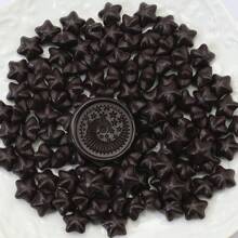 100Pcs Dark Coffee Star-Shaped Sealing Wax Beads For DIY Decoration, Including Envelopes, Wedding Invitations, Cards, Postcards, Gift Packaging, Crafts, Scrapbooks